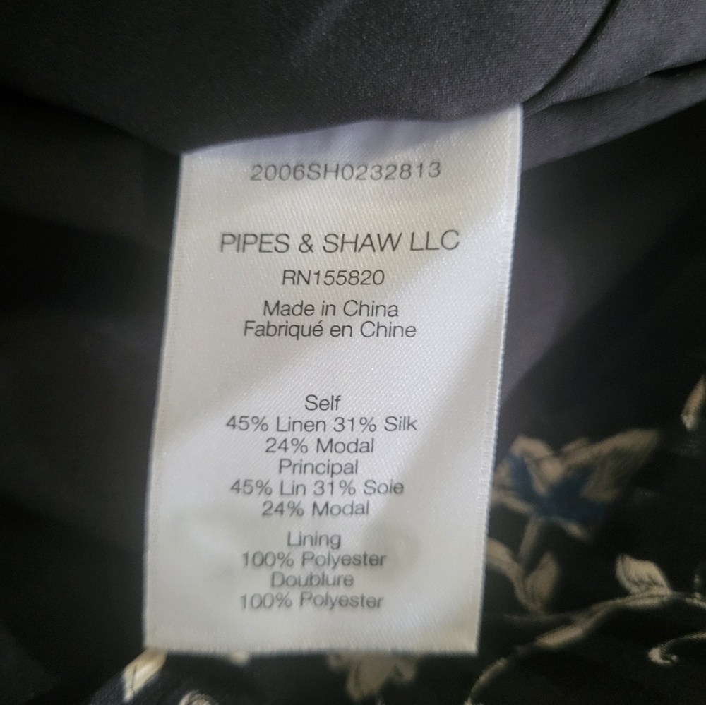 Veronica Beard Samy Silk Blend Button Front Self Tie Shirt Dress Floral … - Picture 4 of 16